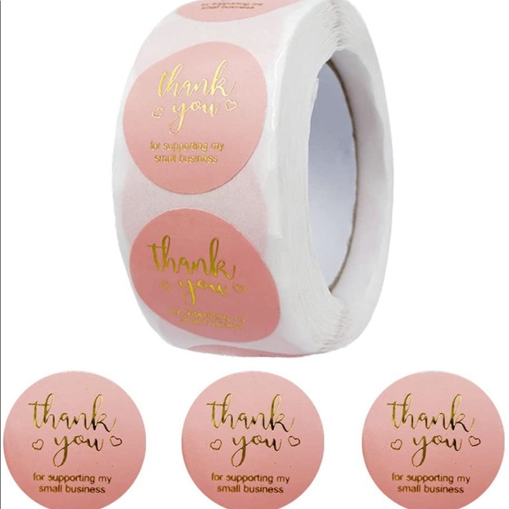Thank you stickers